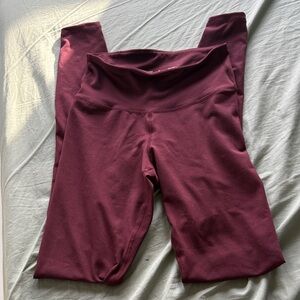 Old Navy Maroon High-Rise Leggings